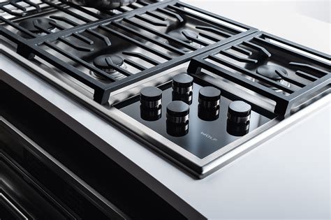 wolf 5 burner gas range